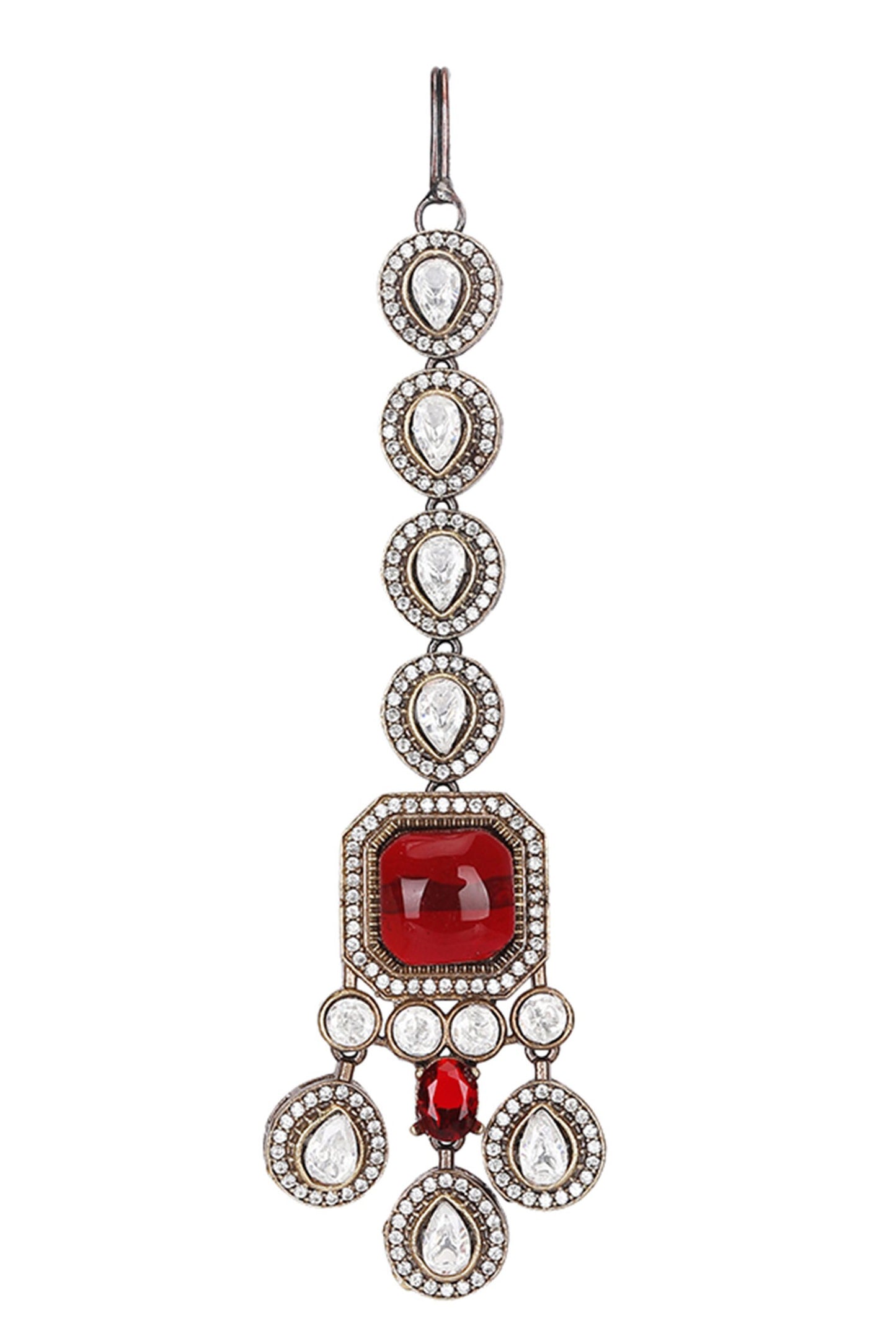 Polki Stone Necklace & Earring Set 