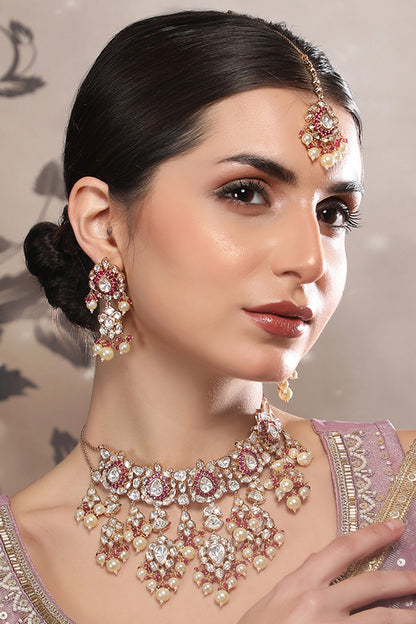 Kundan Pearl Choker Set 