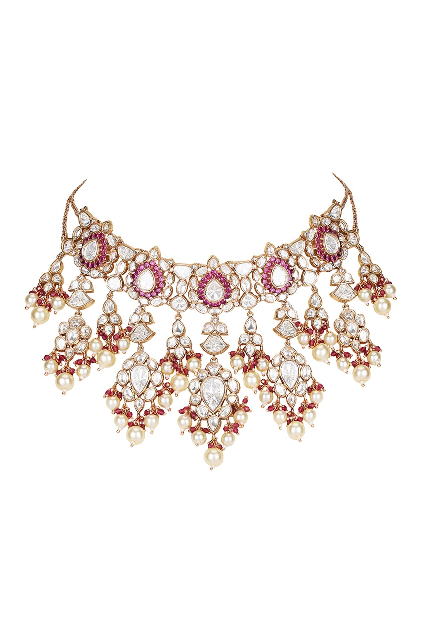 Kundan Pearl Choker Set 
