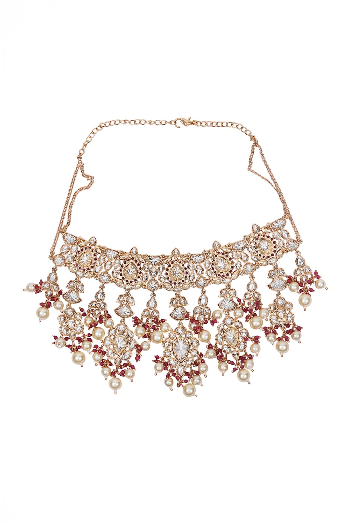 Kundan Pearl Choker Set 