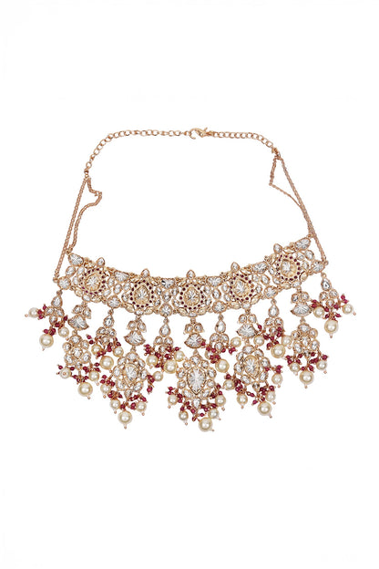 Kundan Pearl Choker Set 