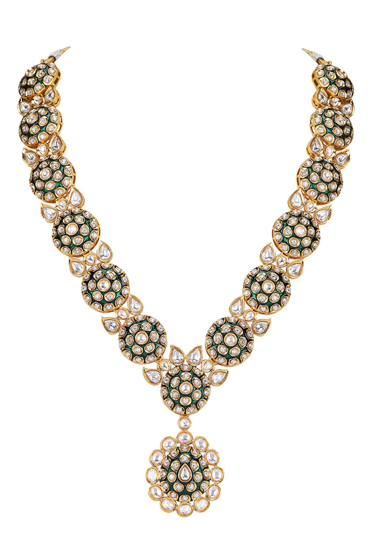 Kundan Floral Necklace Set 