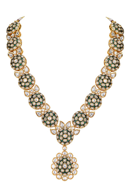 Kundan Floral Necklace Set 