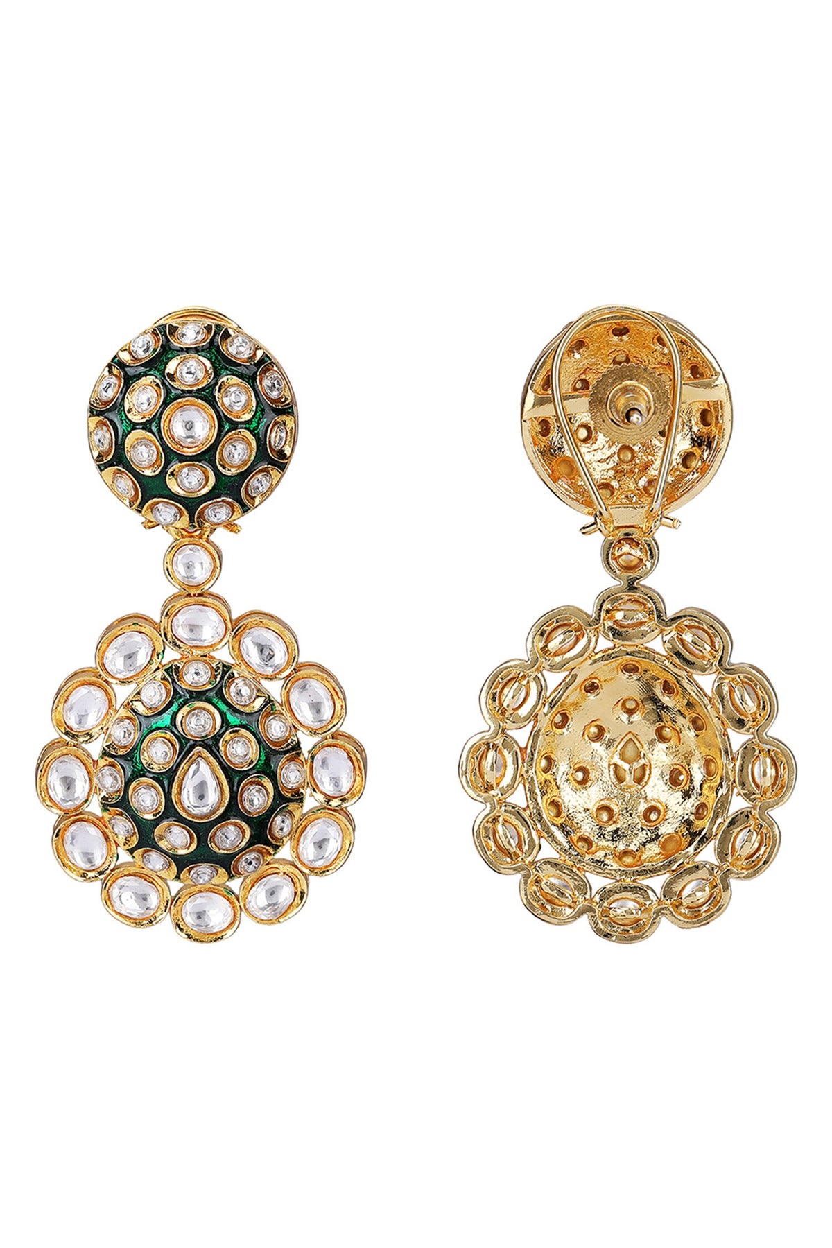 Kundan Floral Necklace Set 