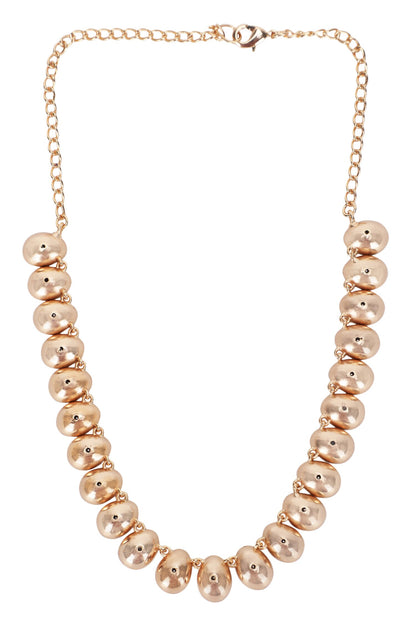 Kundan Embellished Necklace & Earring Set 