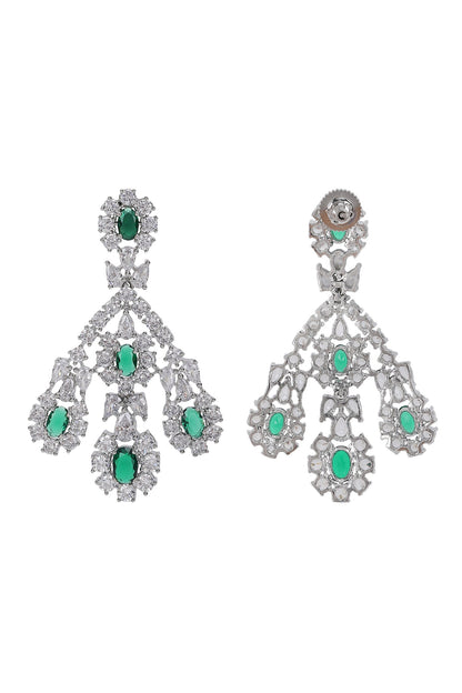 Multi Layered Faux Diamond Necklace Set 