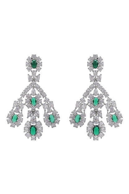 Multi Layered Faux Diamond Necklace Set 