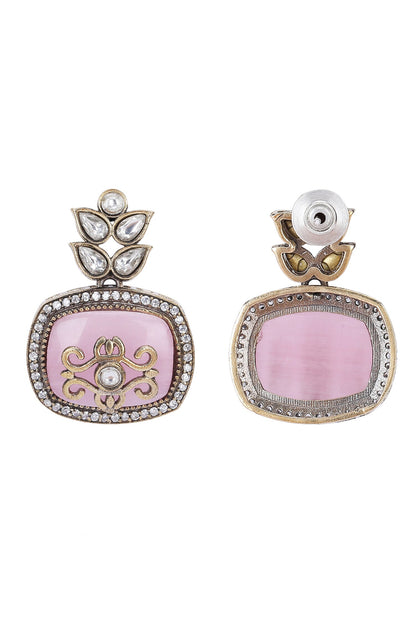 Kundan Stone Embellished Necklace Set 