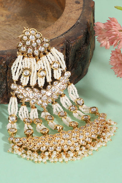 Kundan & Pearl Embellished Passa 