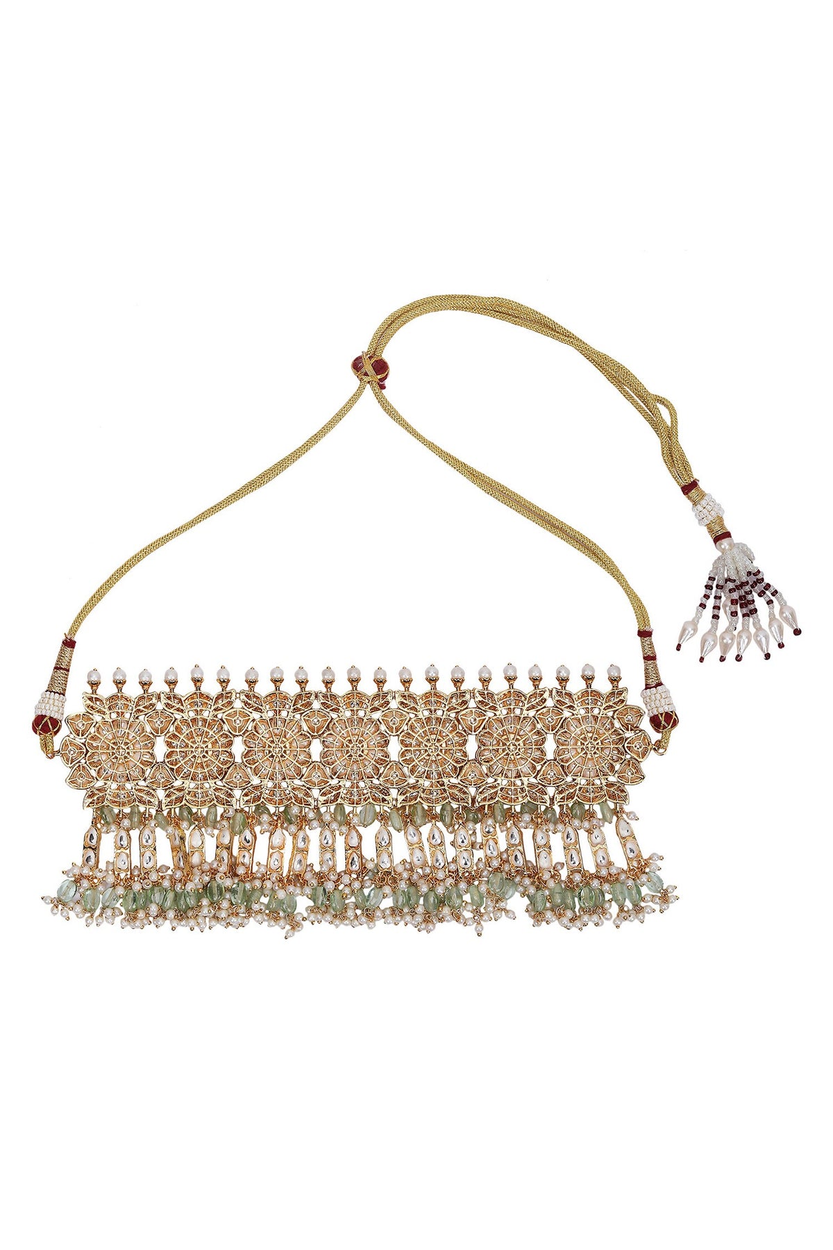 Kundan & Pearl Necklace Set 