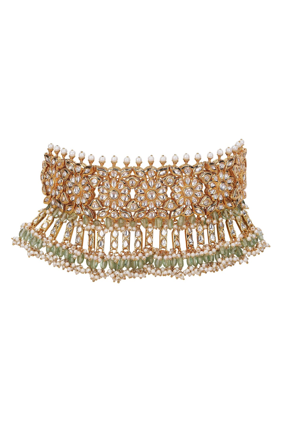 Kundan & Pearl Necklace Set 