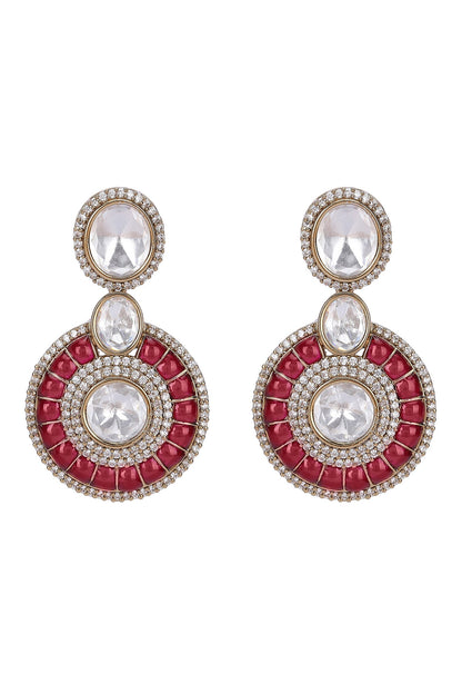 Cubic Zirconia & Bead Necklace Set 