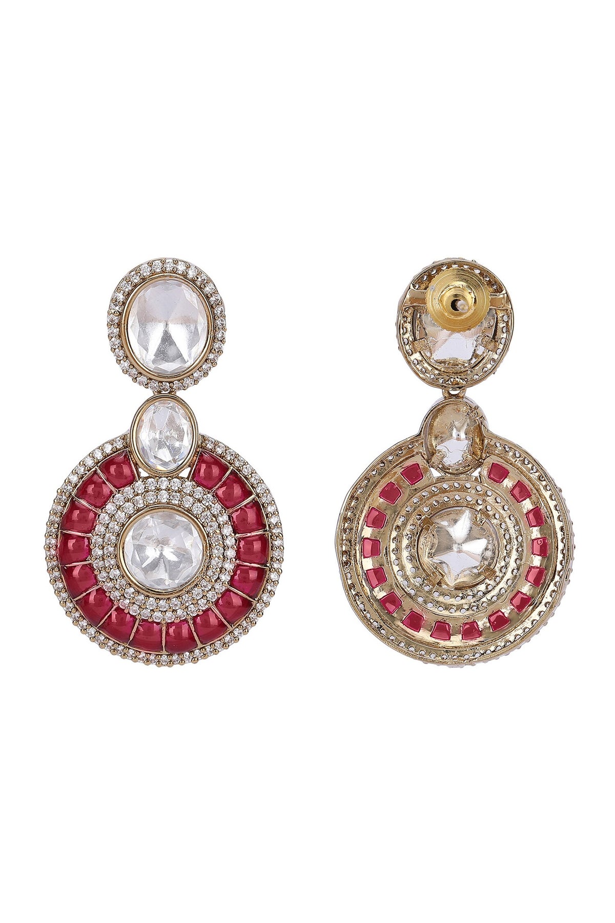 Cubic Zirconia & Bead Necklace Set 
