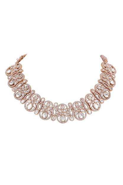 Kundan Embellished Necklace Set 