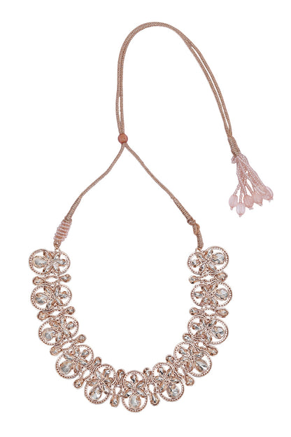 Kundan Embellished Necklace Set 