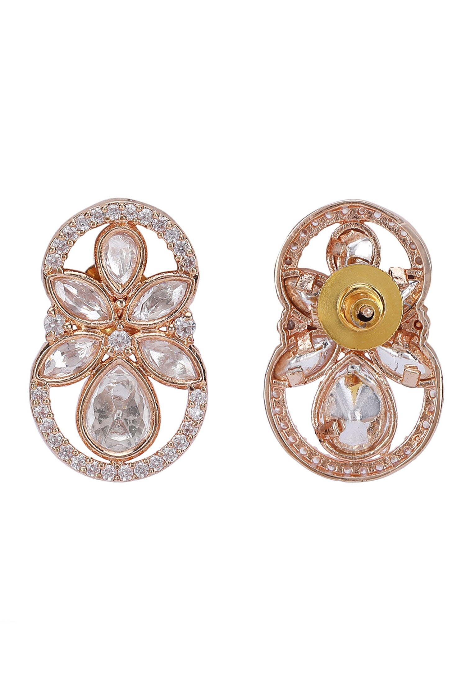 Kundan Embellished Necklace Set 