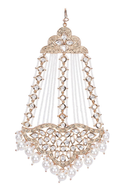 Kundan & Pearl Embellished Passa 