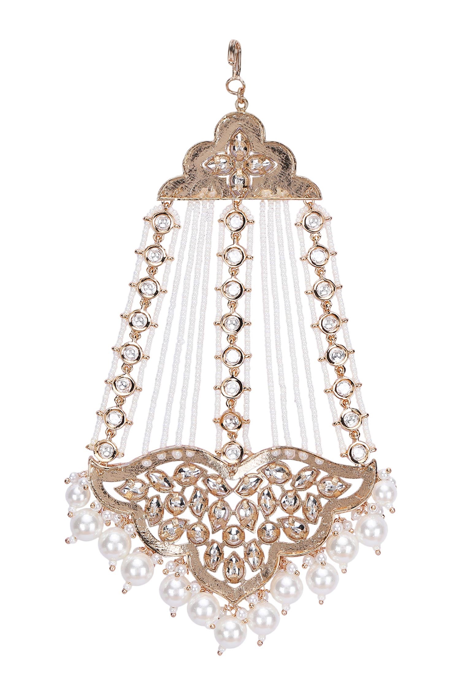 Kundan & Pearl Embellished Passa 