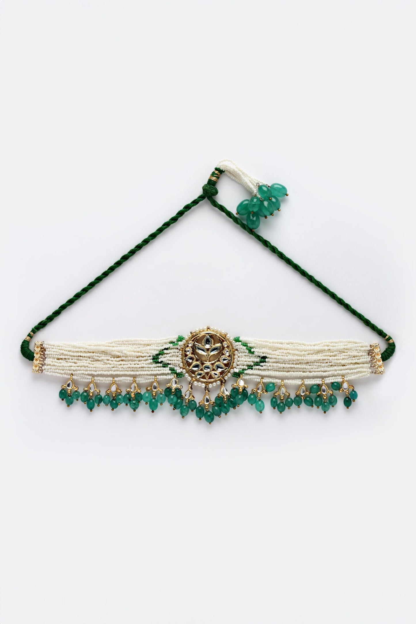 Kundan Pearl Multi-Chain Choker 
