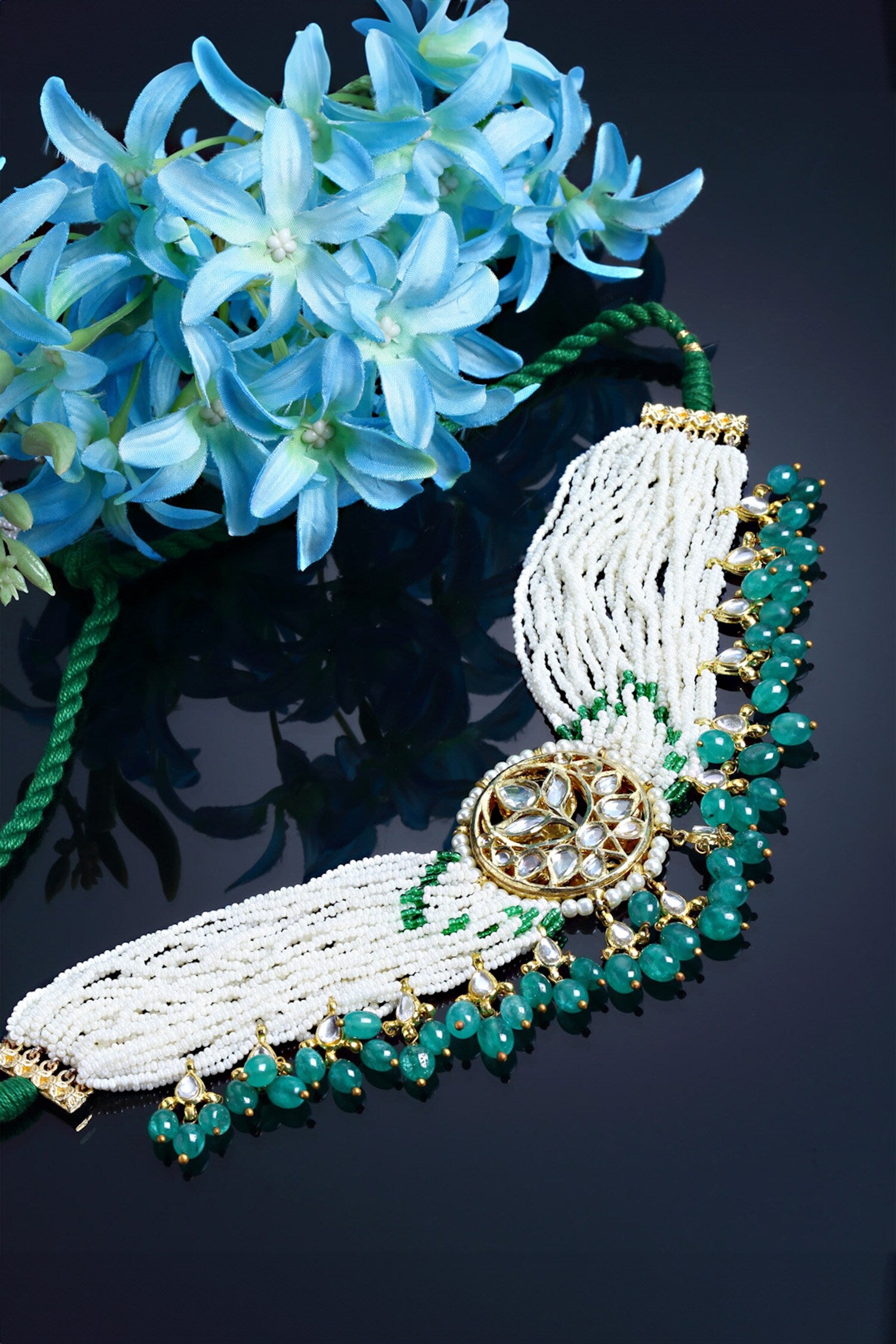 Kundan Pearl Multi-Chain Choker 