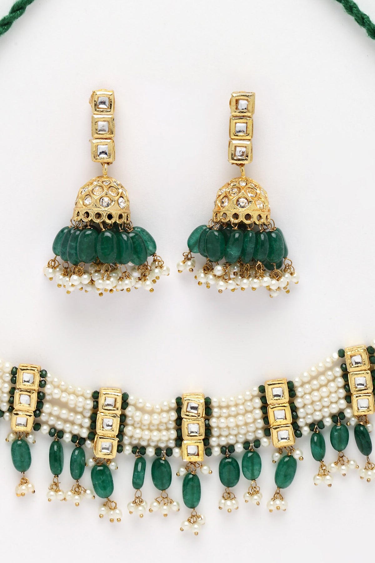 Kundan Pearl Choker Set 