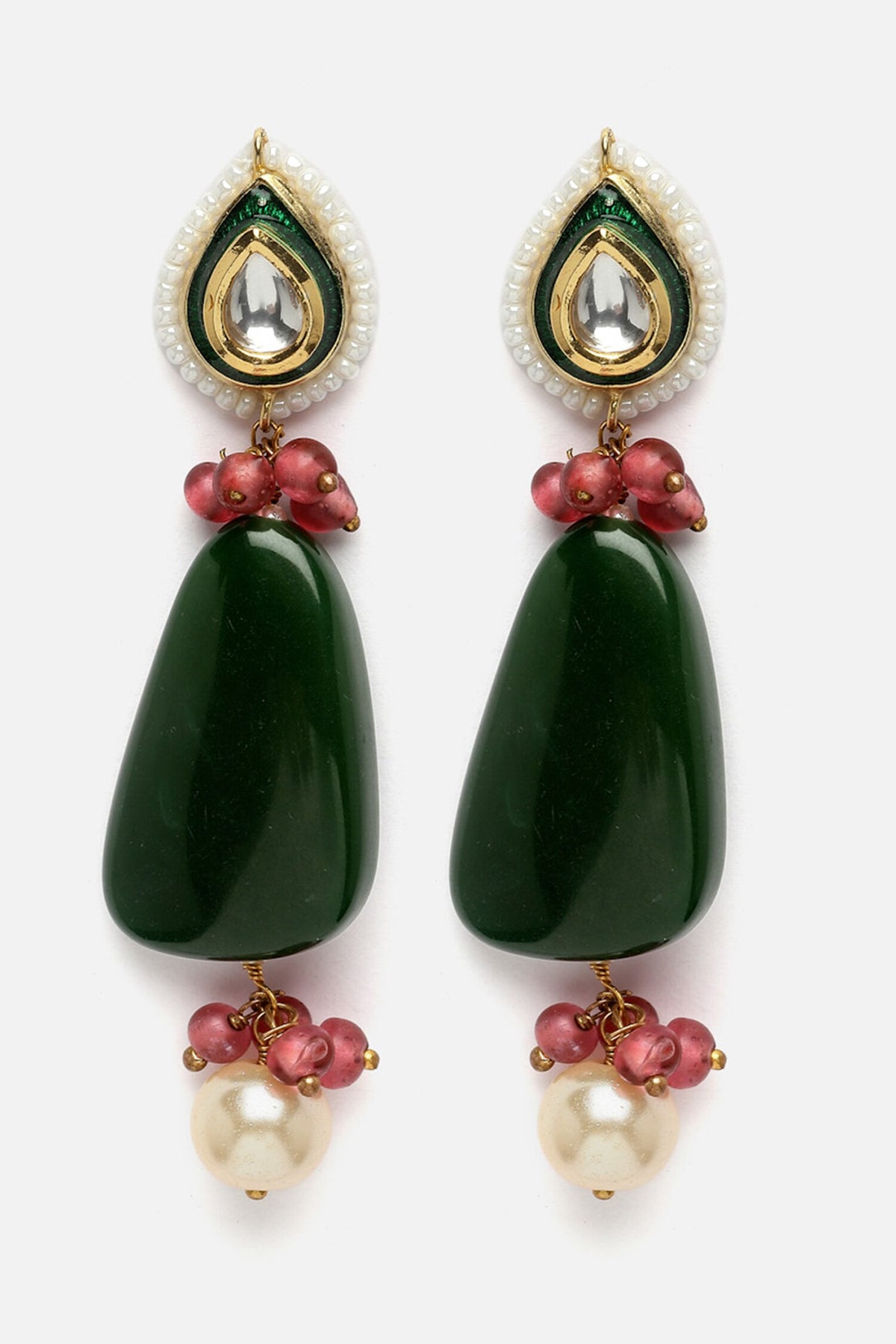 Kundan American Diamond Necklace Set 