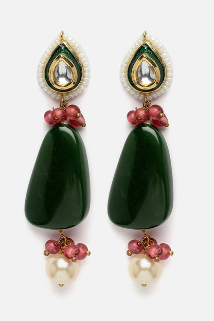 Kundan American Diamond Necklace Set 