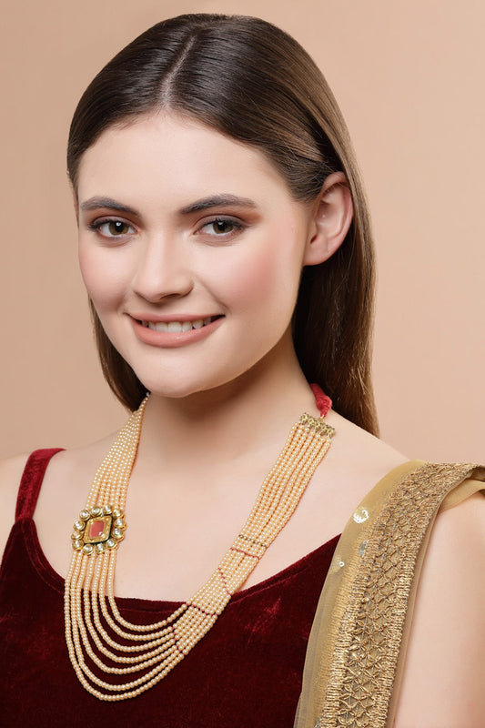 Kundan Embellished Long Necklace 
