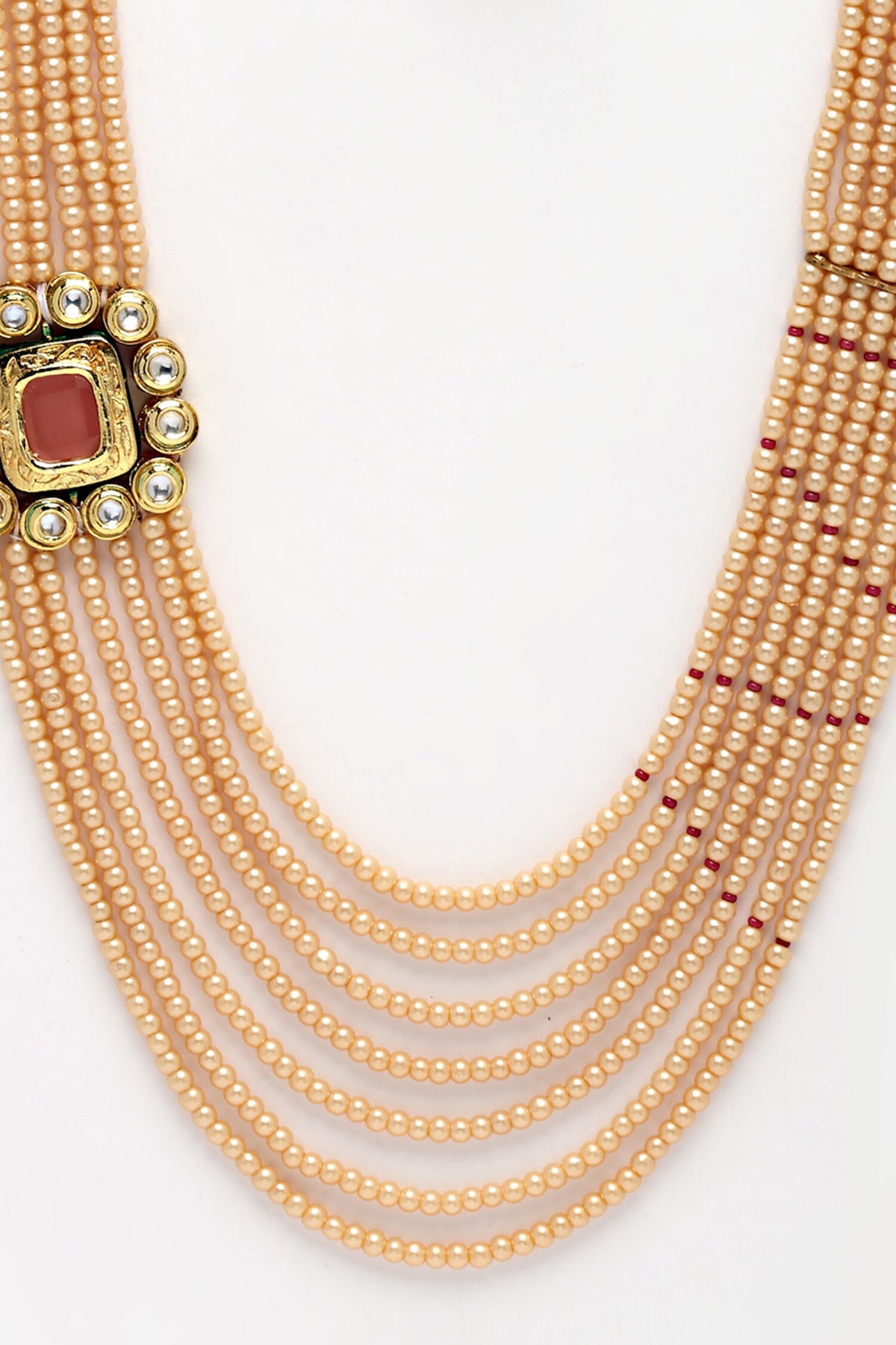 Kundan Embellished Long Necklace 