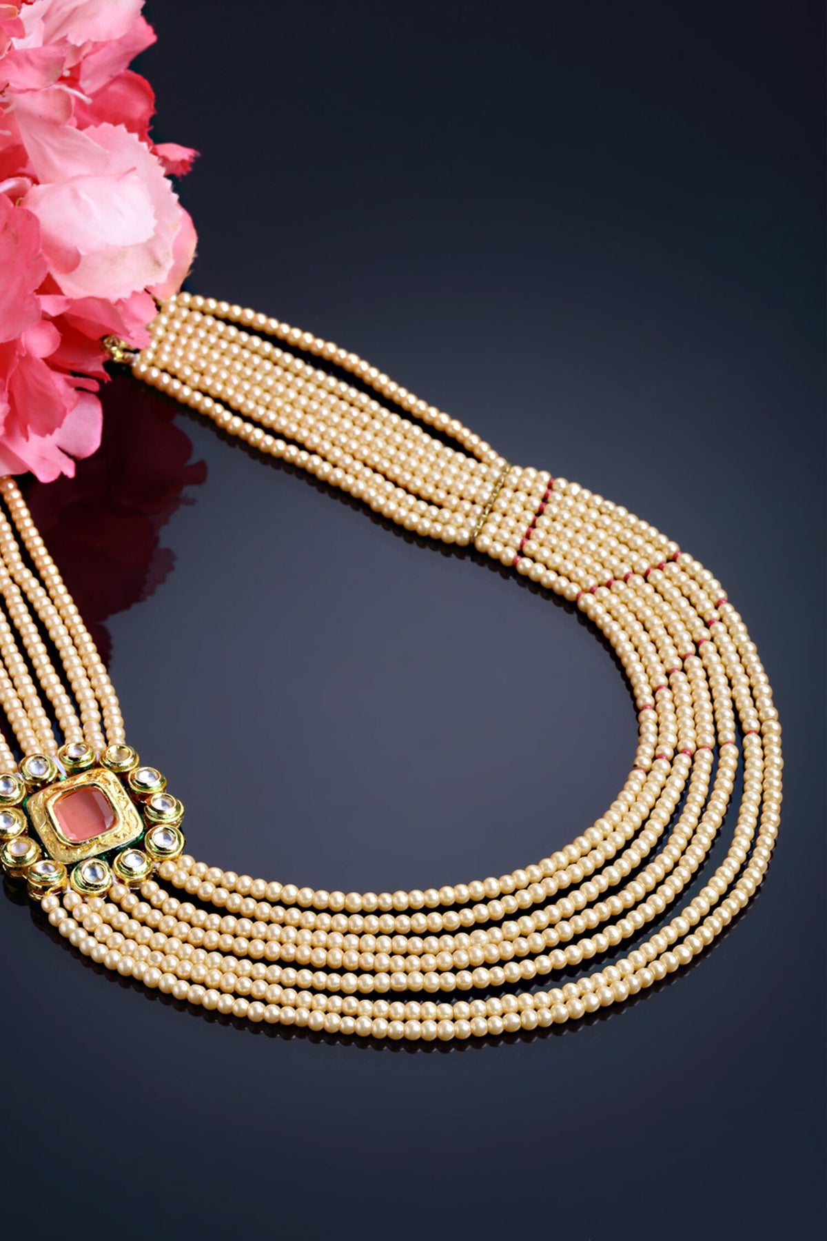 Kundan Embellished Long Necklace 