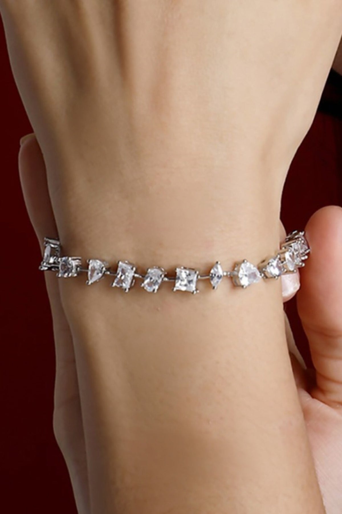 American Diamond Embellished Bracelet 