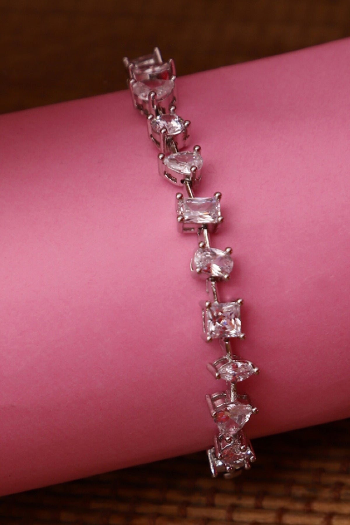 American Diamond Embellished Bracelet 