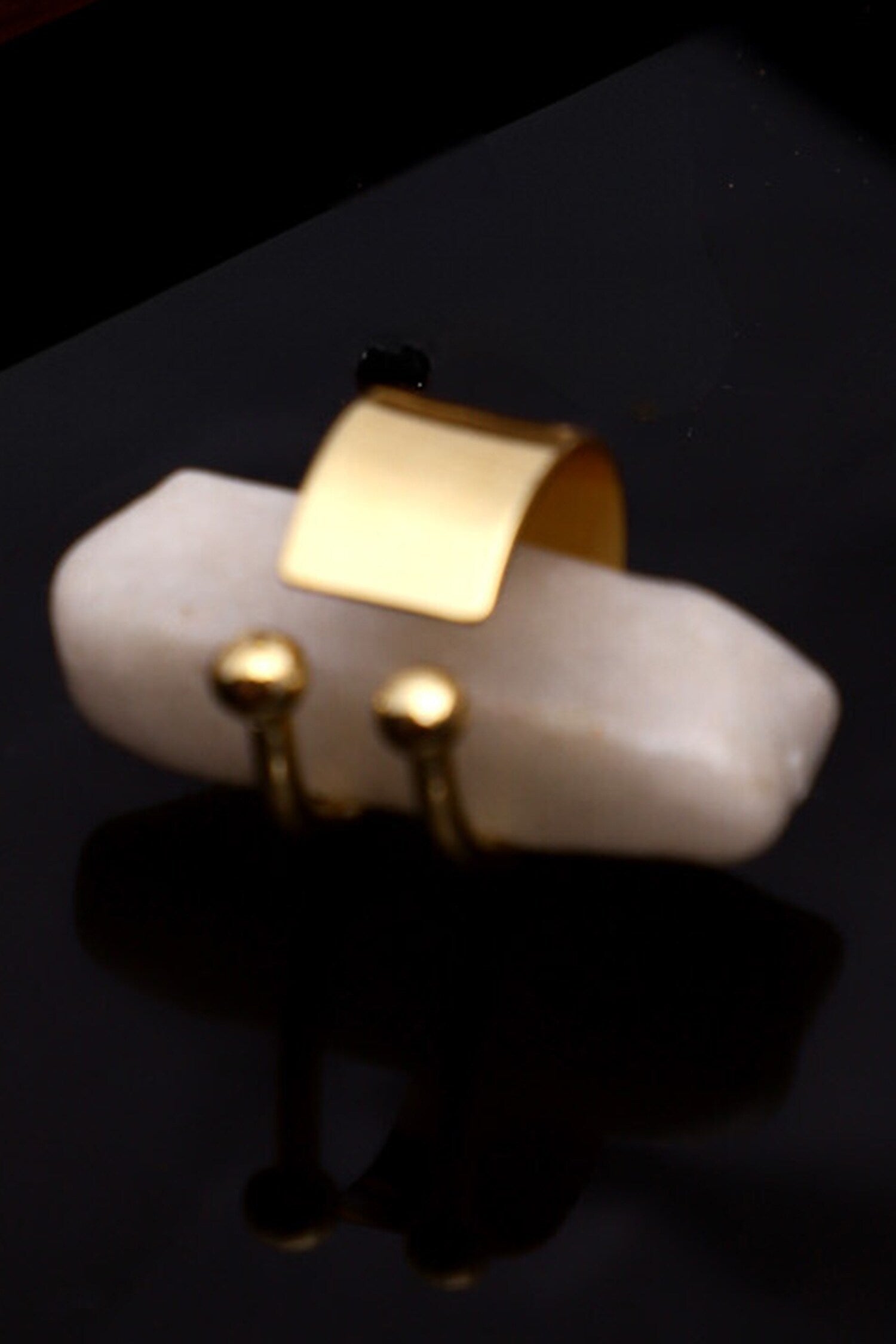 Gold Cutwork Designer Ring 