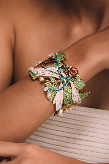 Dragonfly Cuff Bracelet 