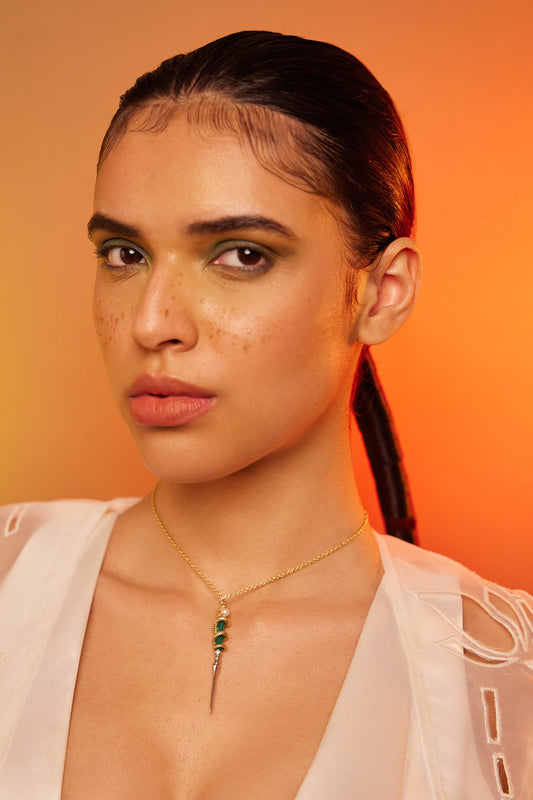Celestial Serpent Pendant Necklace 