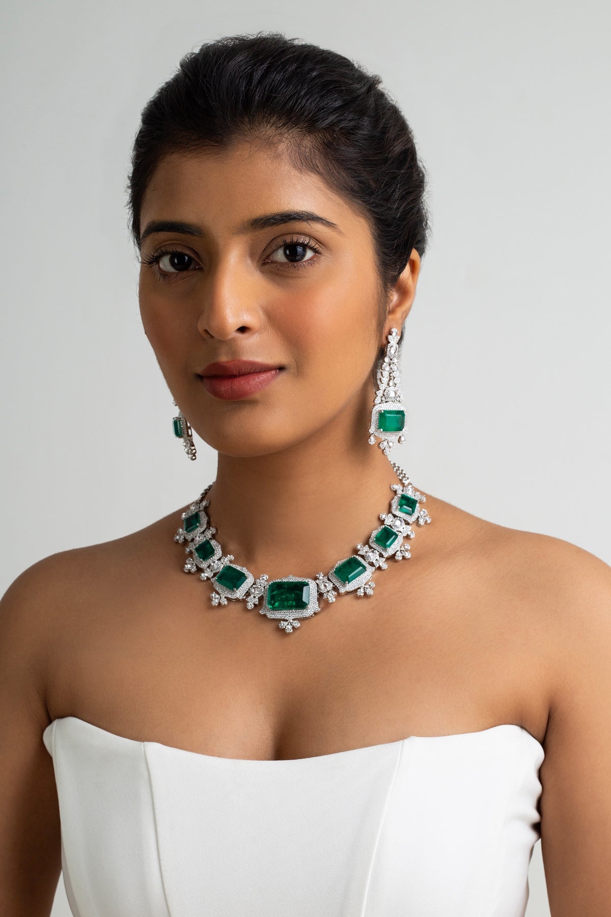 Designer Stone Embellished Necklace Set 