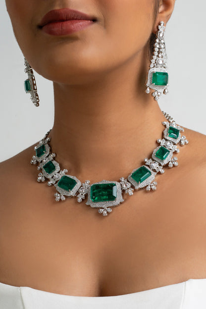 Designer Stone Embellished Necklace Set 