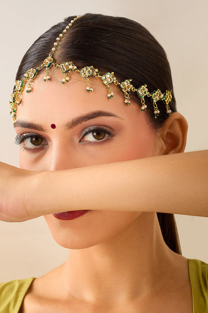 Natural Stone & Pearl Maathapatti 