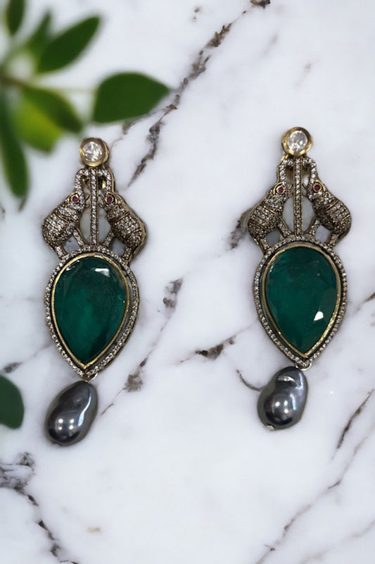 Majesty Tusker Drop Earrings 