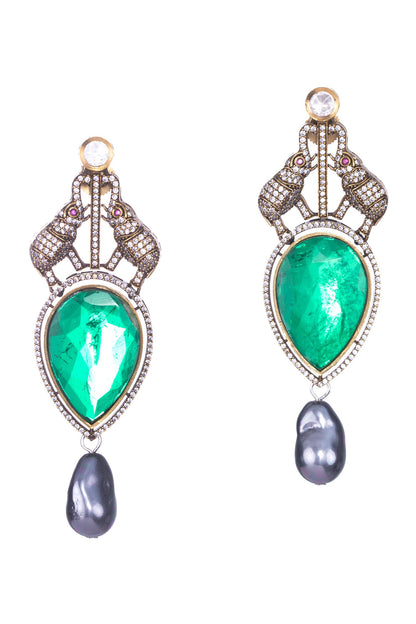 Majesty Tusker Drop Earrings 