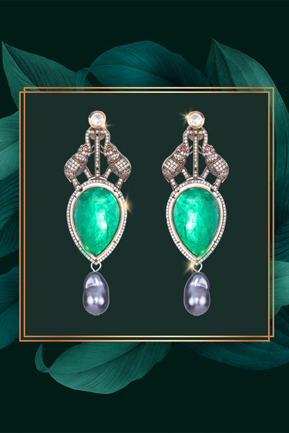 Majesty Tusker Drop Earrings 