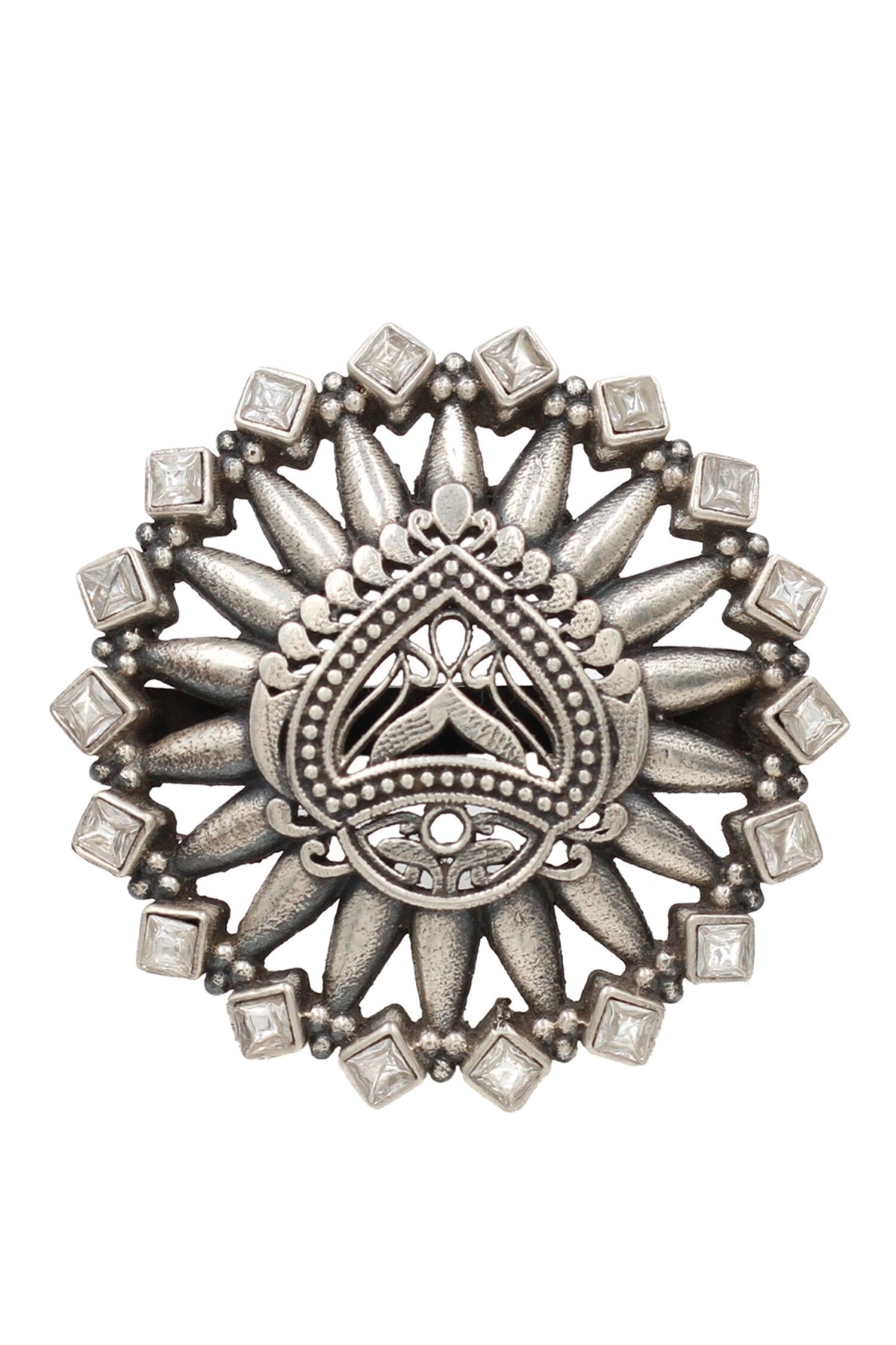 Geometric Hydro Stone Ring 