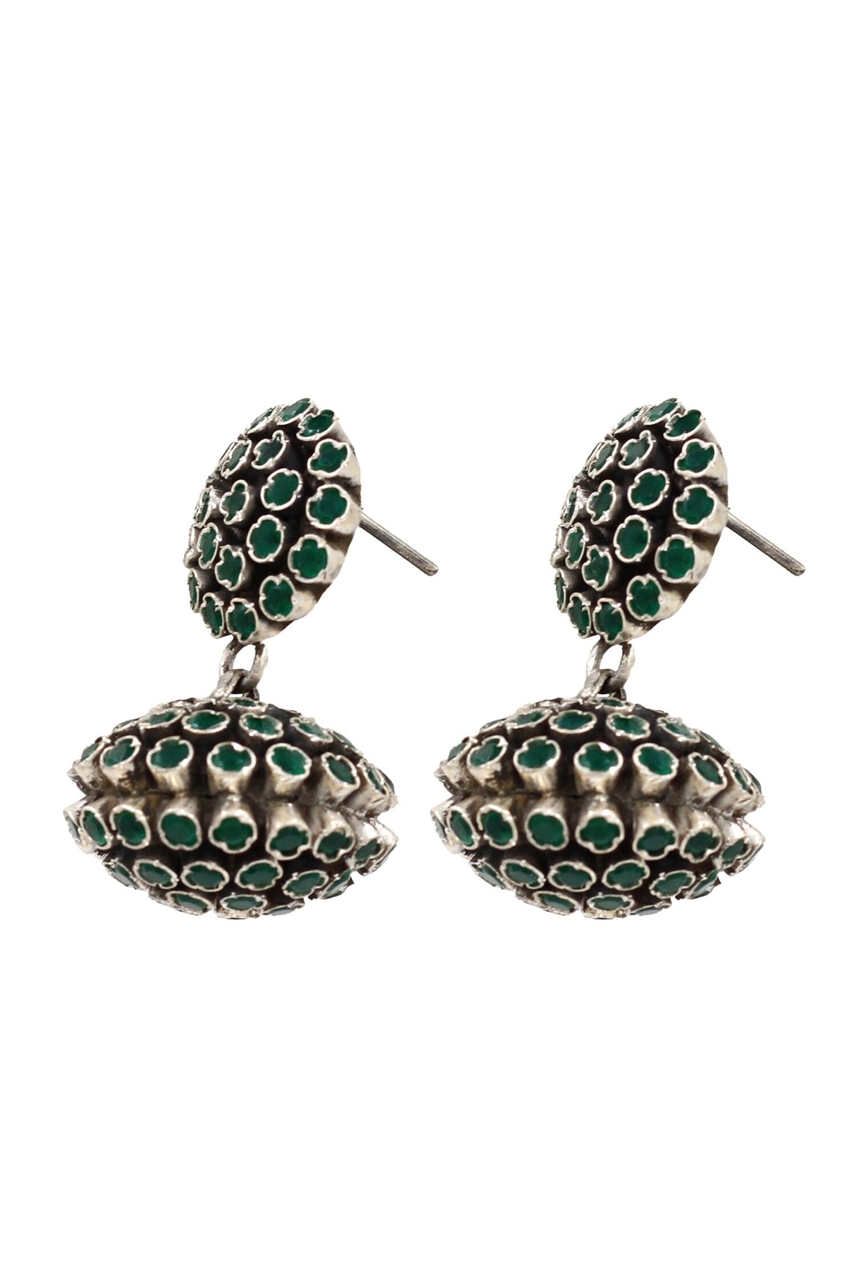 Clustered Hydro Stone Earrings 