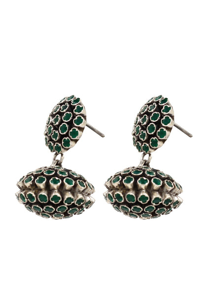 Clustered Hydro Stone Earrings 