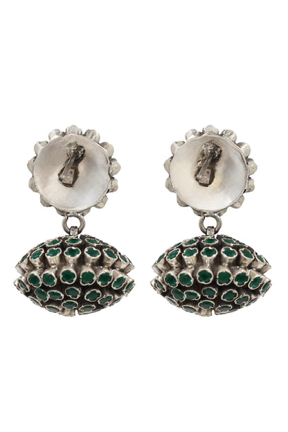 Clustered Hydro Stone Earrings 