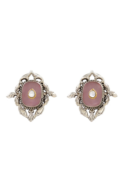 Floral Vine Stud Earrings 