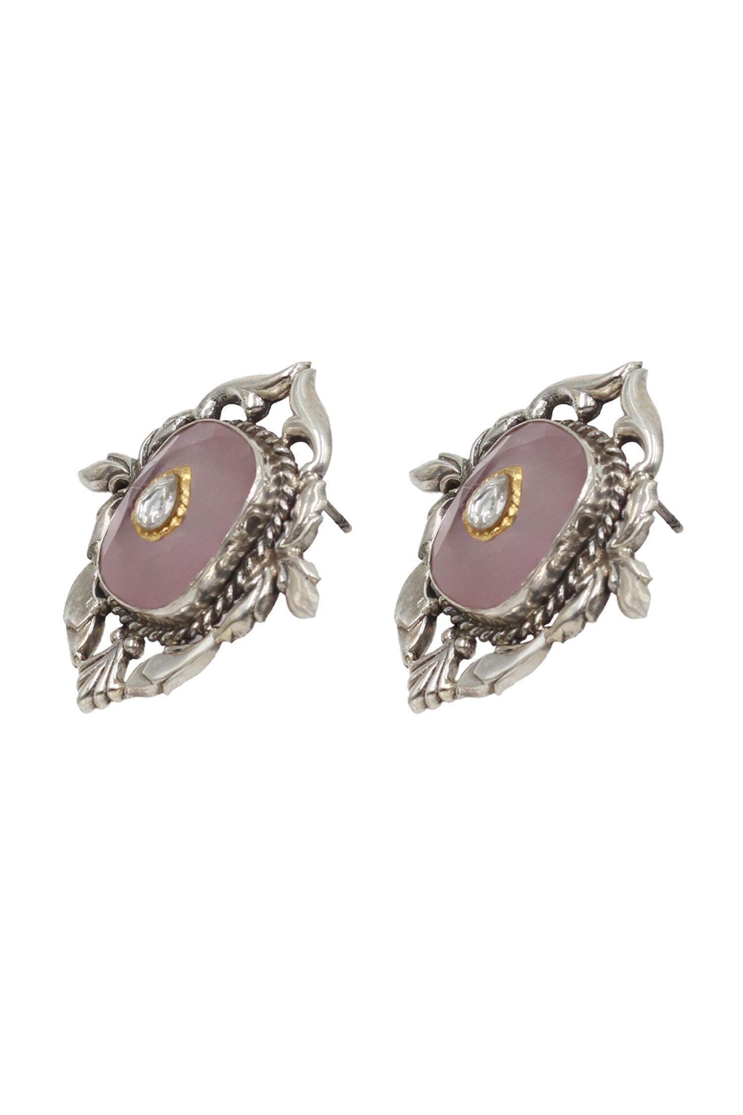 Floral Vine Stud Earrings 