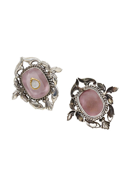 Floral Vine Stud Earrings 
