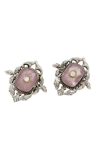 Floral Vine Stud Earrings 