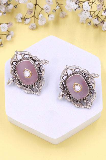 Floral Vine Stud Earrings 